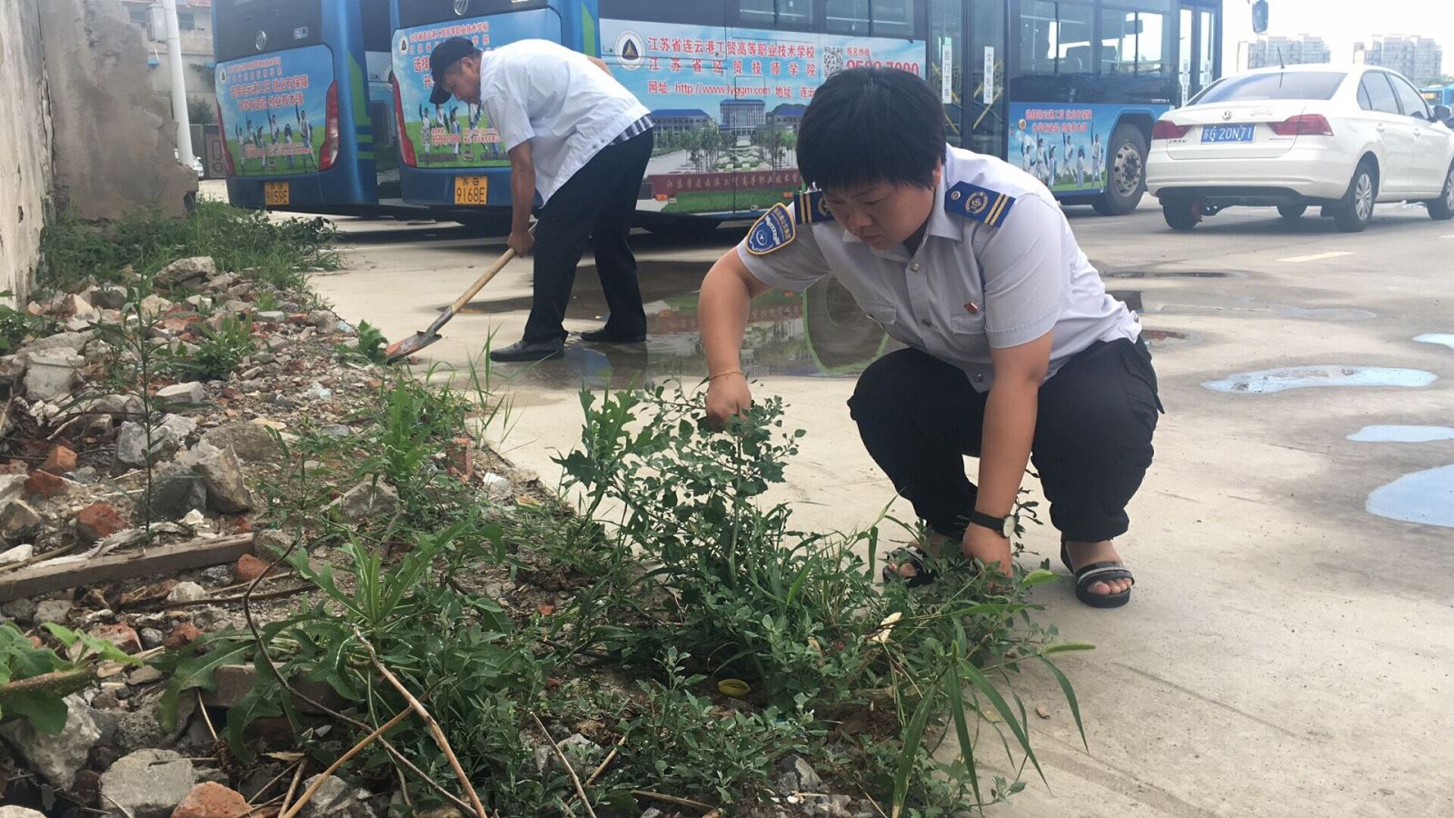 公交集團公交事業一部持續開展站場衛生清潔行動