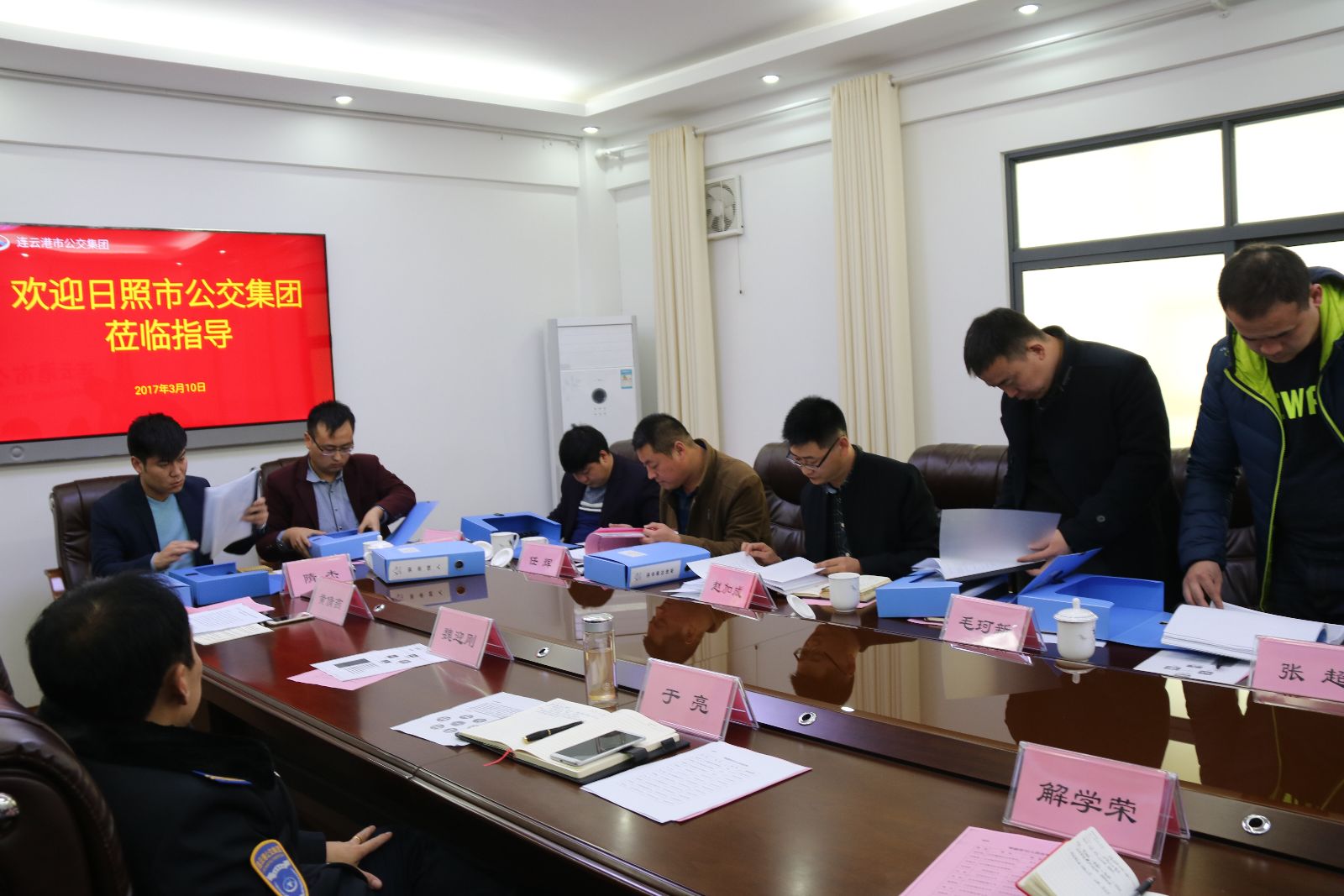 日照公交來連云港公交考察學(xué)習(xí)安全管理經(jīng)驗